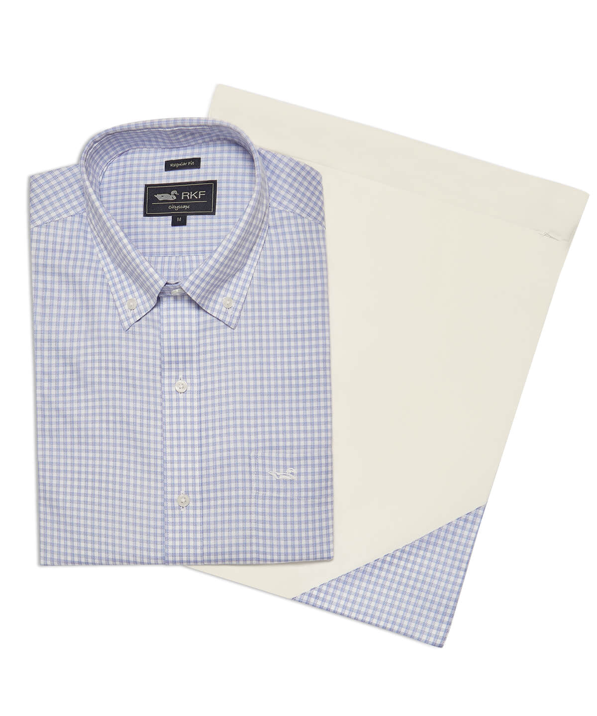 Camisa Cuello Button-Down Hombre WF Azul Rockford