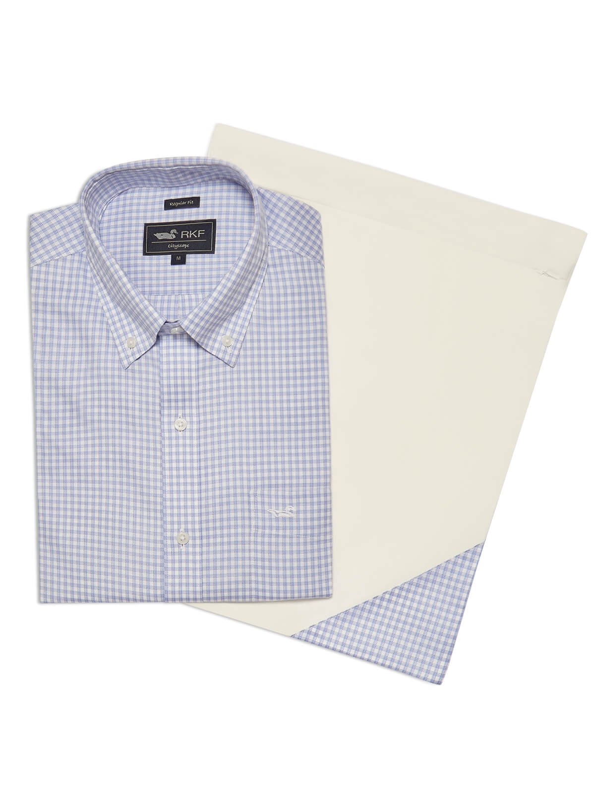 Camisa Cuello Button-Down Hombre WF Azul Rockford