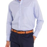 Camisa Cuello Button-Down Hombre WF Azul Rockford