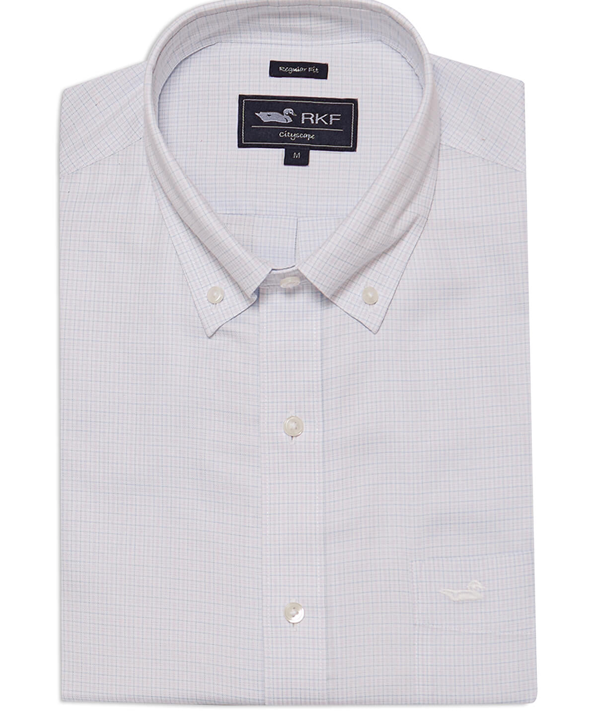 Camisa Cuello Button-Down Hombre WF Blanco Rockford