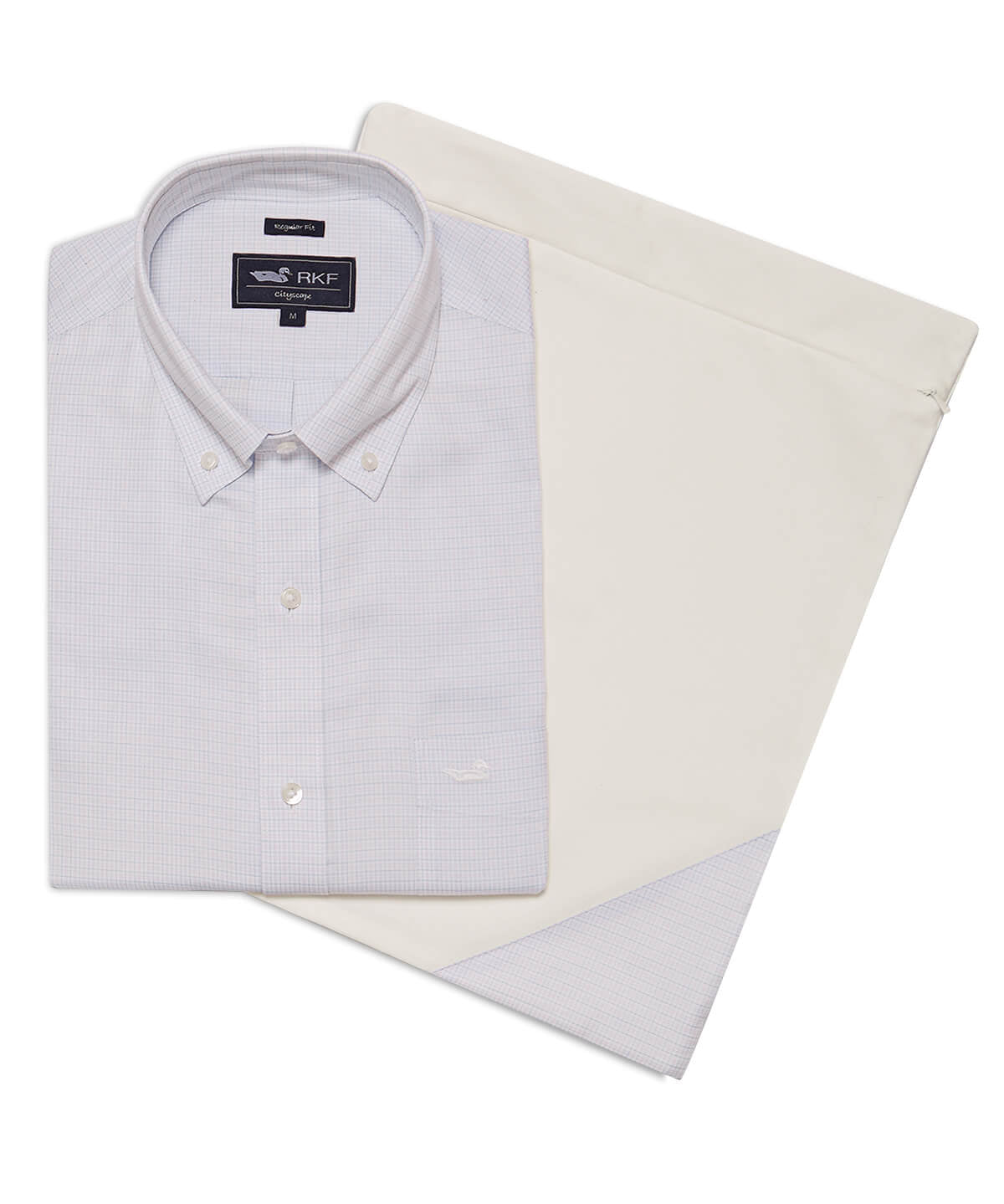 Camisa Cuello Button-Down Hombre WF Blanco Rockford