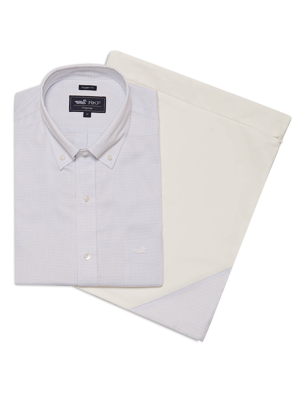 Camisa Cuello Button-Down Hombre WF Blanco Rockford