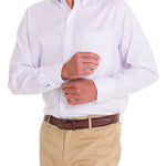 Camisa Cuello Button-Down Hombre WF Blanco Rockford