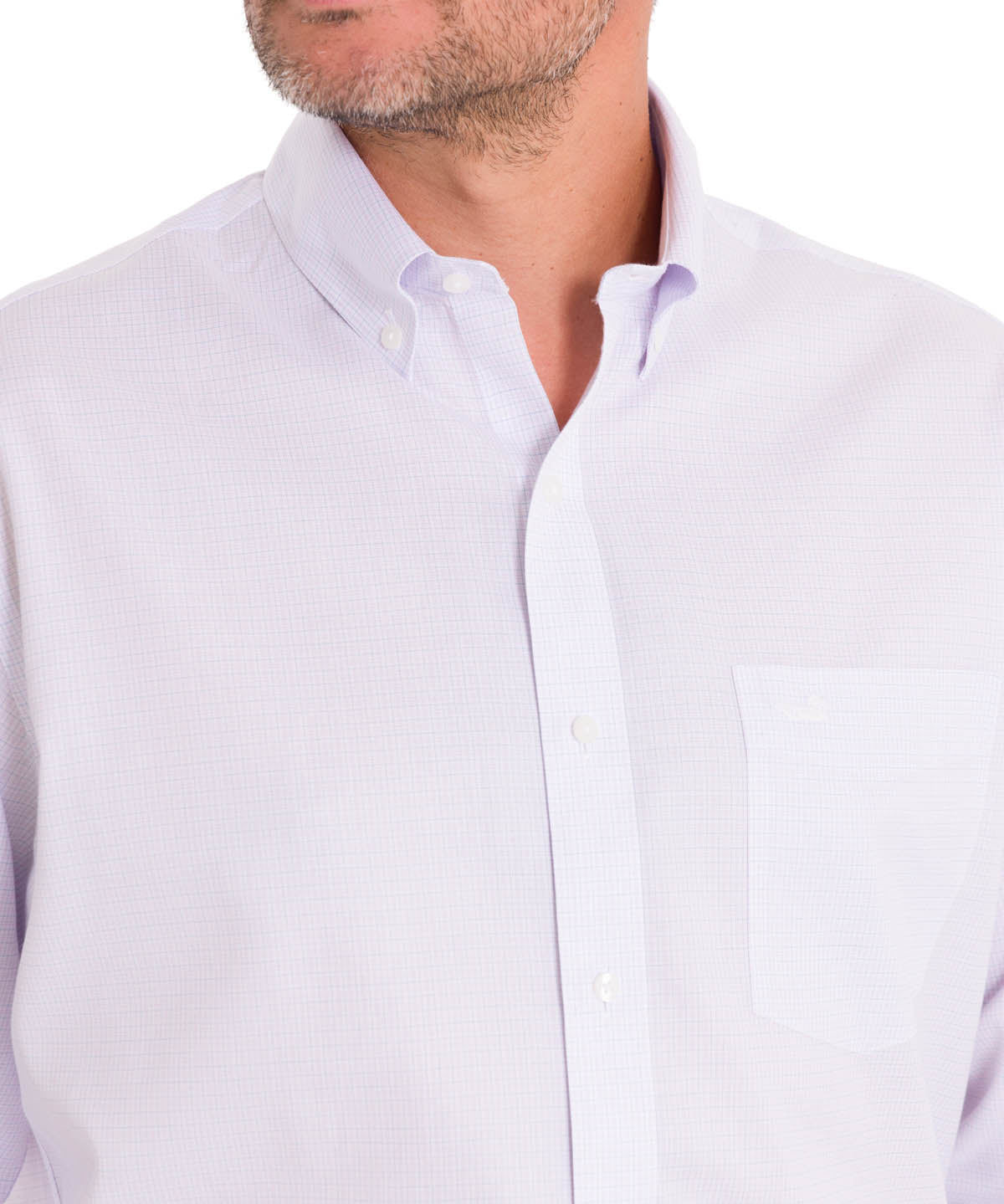Camisa Cuello Button-Down Hombre WF Blanco Rockford