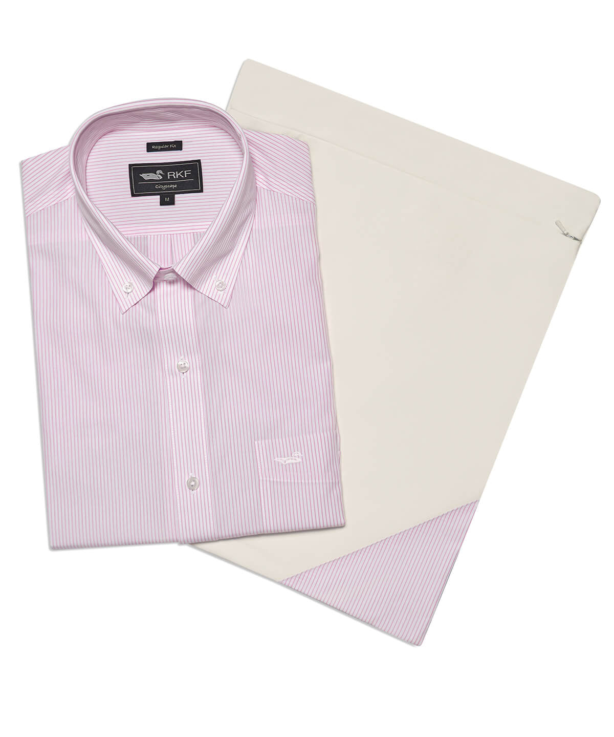 Camisa Cuello Button-Down Hombre WF Rosado Rockford