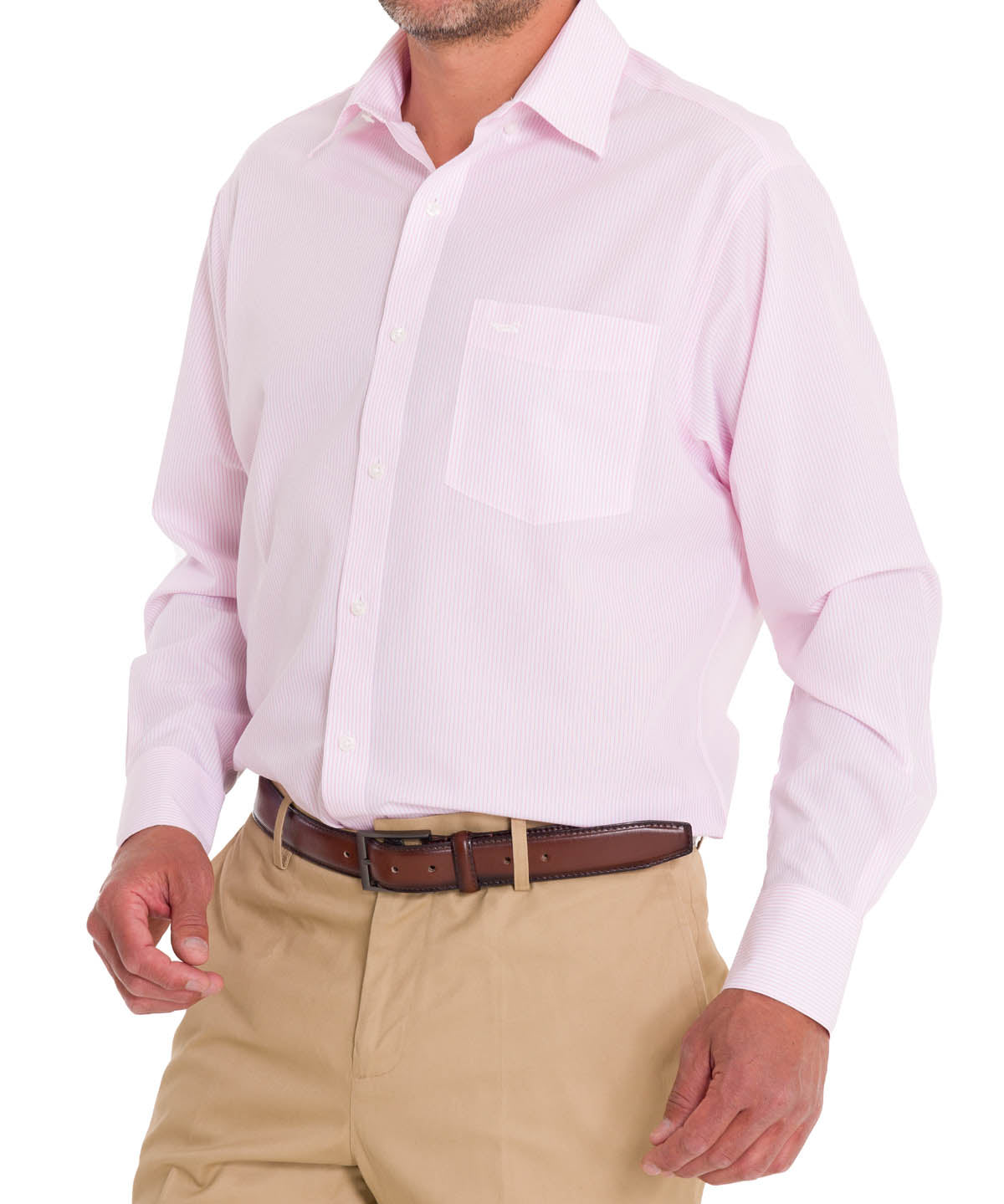 Camisa Cuello Button-Down Hombre WF Rosado Rockford