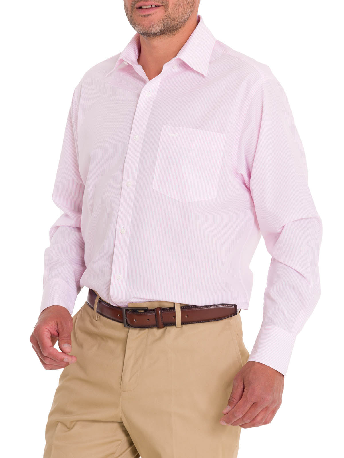 Camisa Cuello Button-Down Hombre WF Rosado Rockford