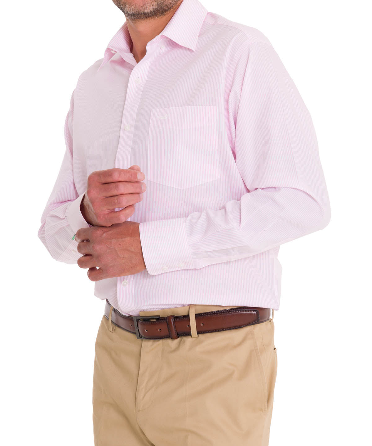 Camisa Cuello Button-Down Hombre WF Rosado Rockford