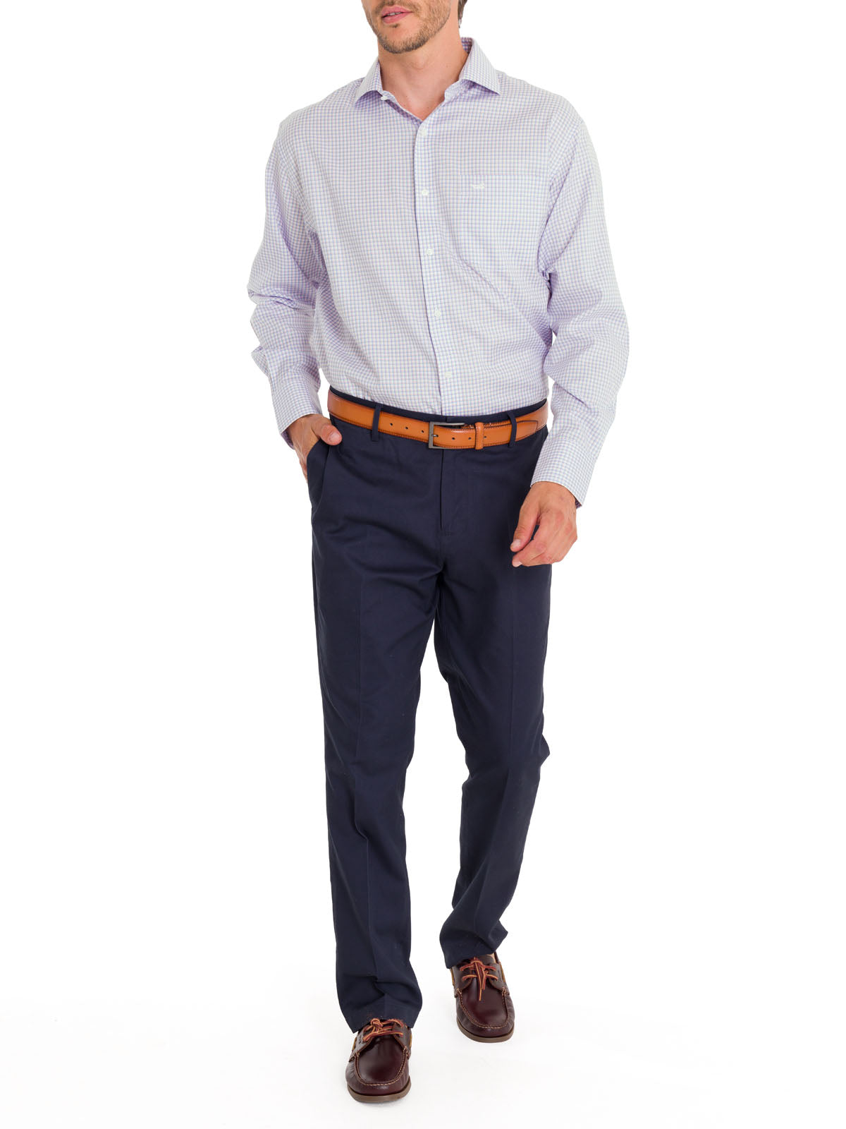 Camisa Cuello Italiano Hombre WF Blanco Rockford