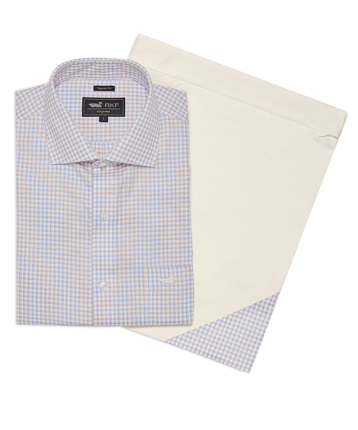 Camisa Cuello Italiano Hombre WF Blanco Rockford