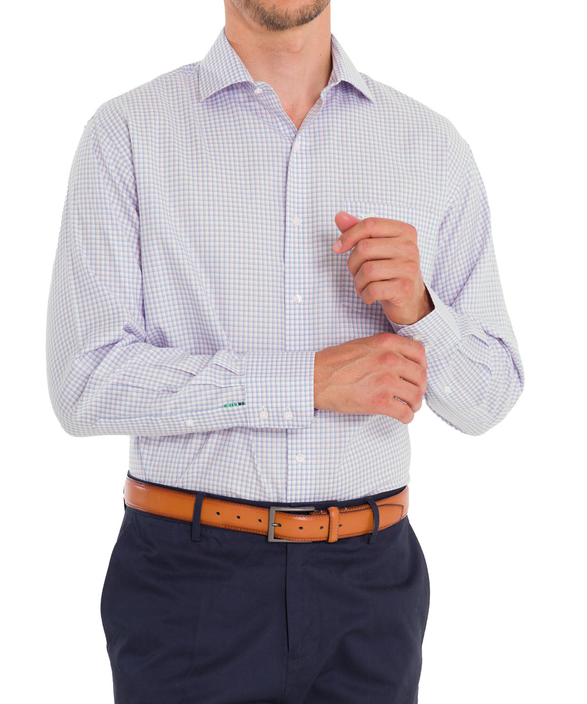 Camisa Cuello Italiano Hombre WF Blanco Rockford
