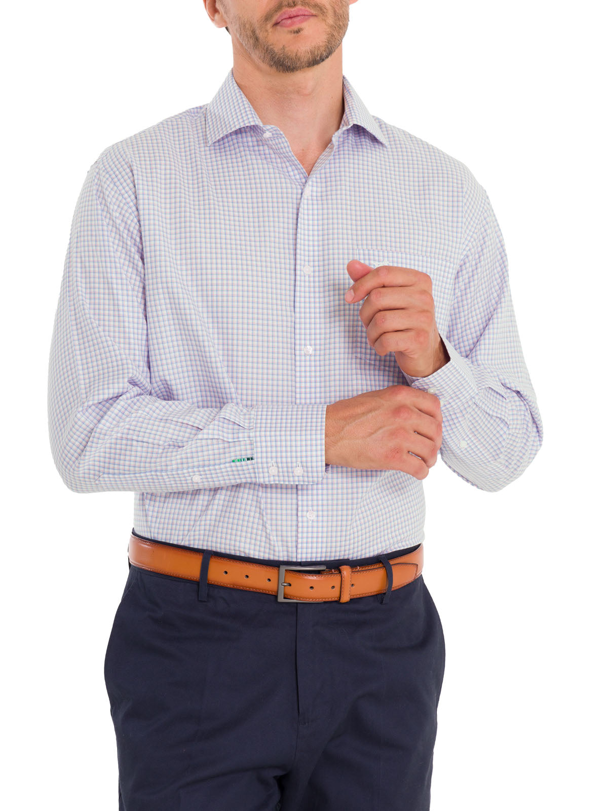 Camisa Cuello Italiano Hombre WF Blanco Rockford