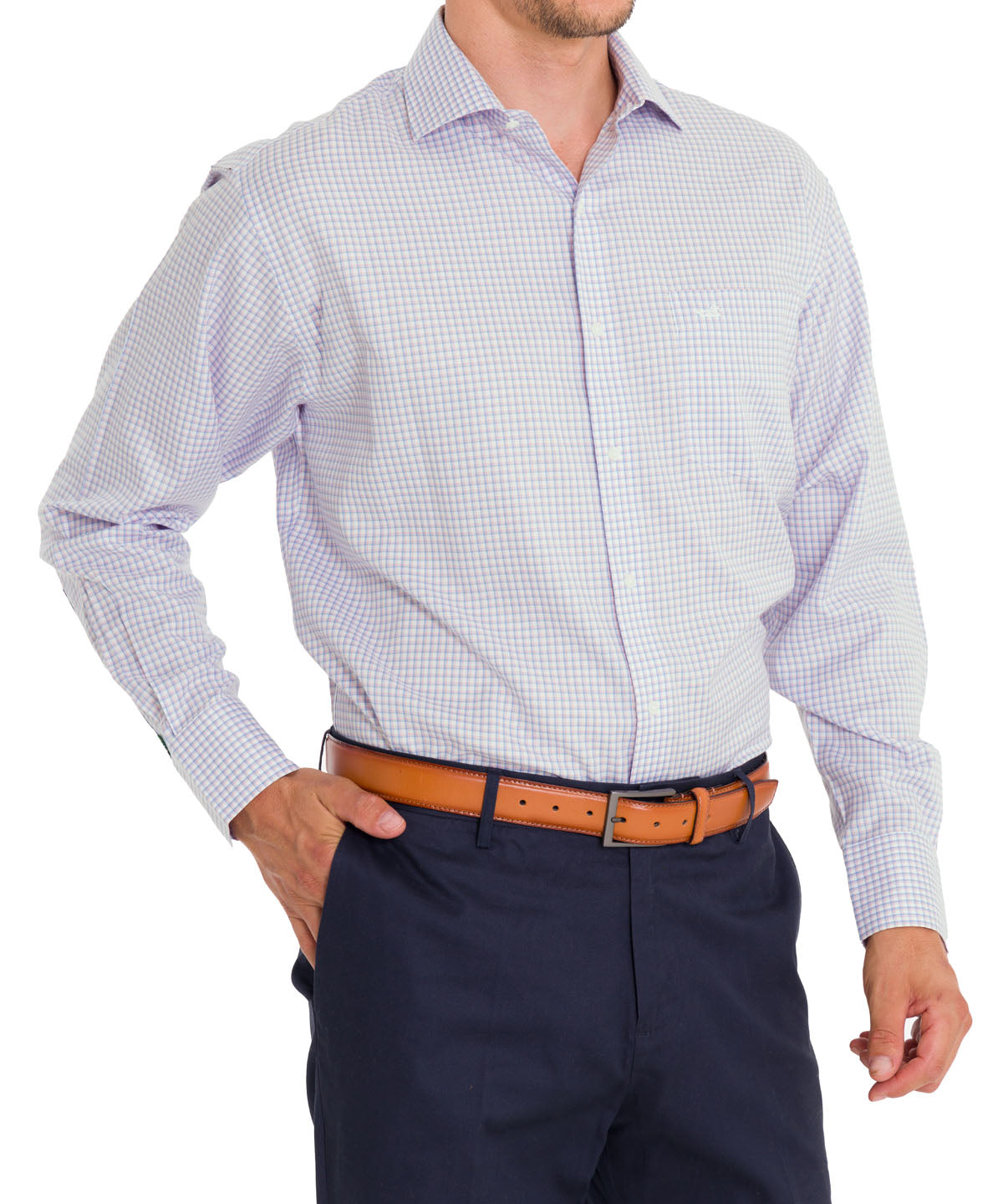 Camisa Cuello Italiano Hombre WF Blanco Rockford