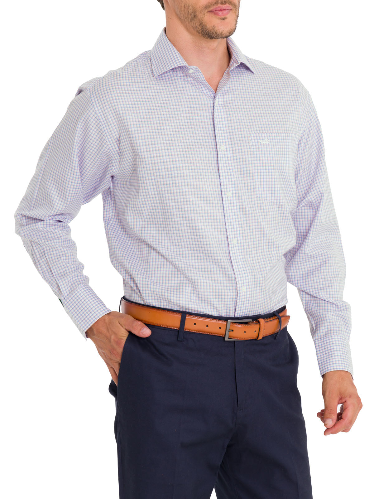 Camisa Cuello Italiano Hombre WF Blanco Rockford