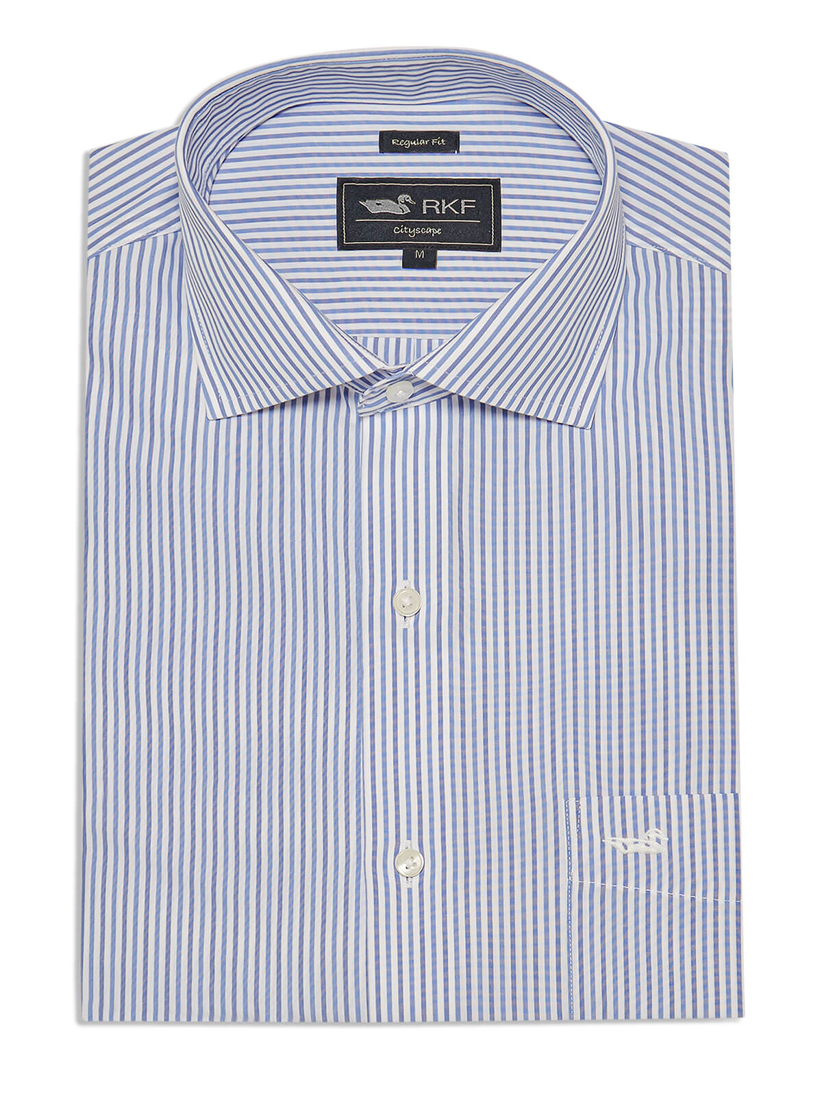 Camisa Cuello Italiano Hombre WF Blanco Rockford
