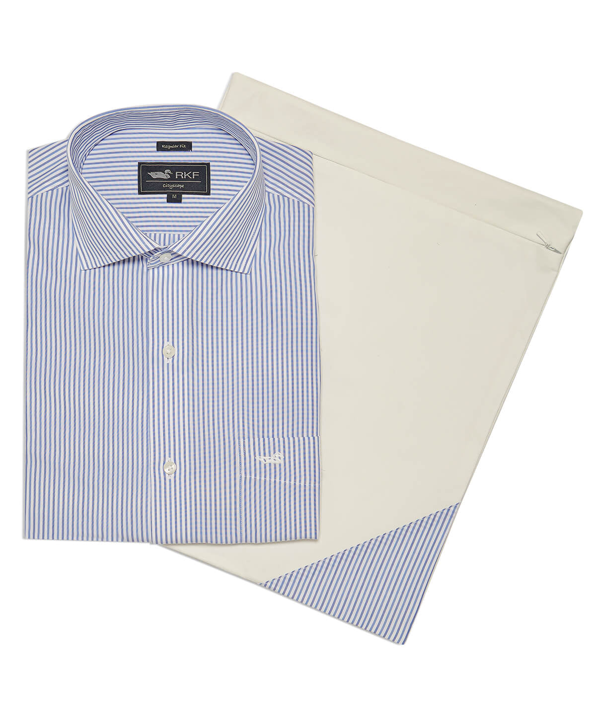 Camisa Cuello Italiano Hombre WF Blanco Rockford