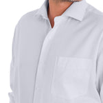 Camisa Cuello Italiano Hombre WF Blanco Rockford