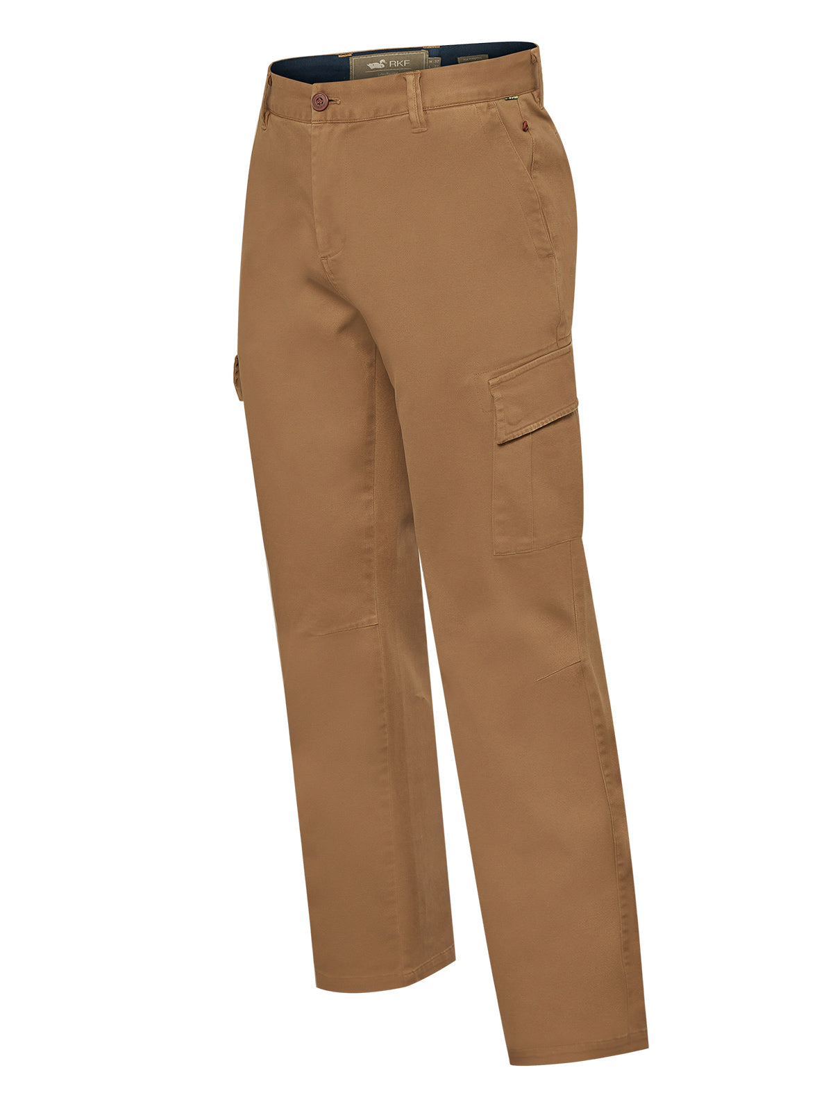 Pantalón Natural Flex Hombre Pipo Café Rockford