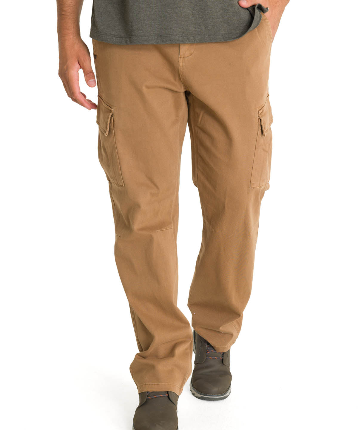 Pantalón Natural Flex Hombre Pipo Café Rockford