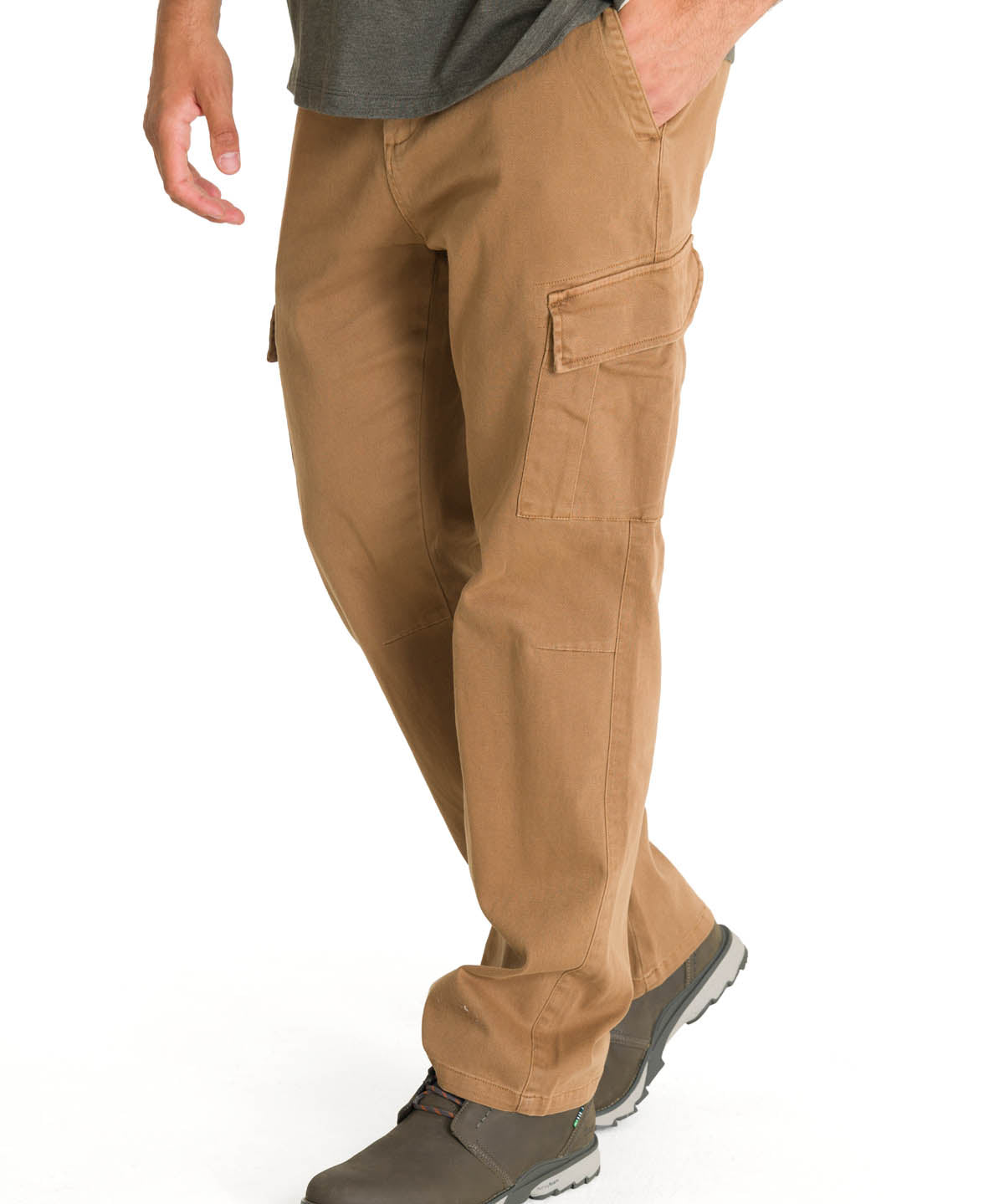 Pantalón Natural Flex Hombre Pipo Café Rockford