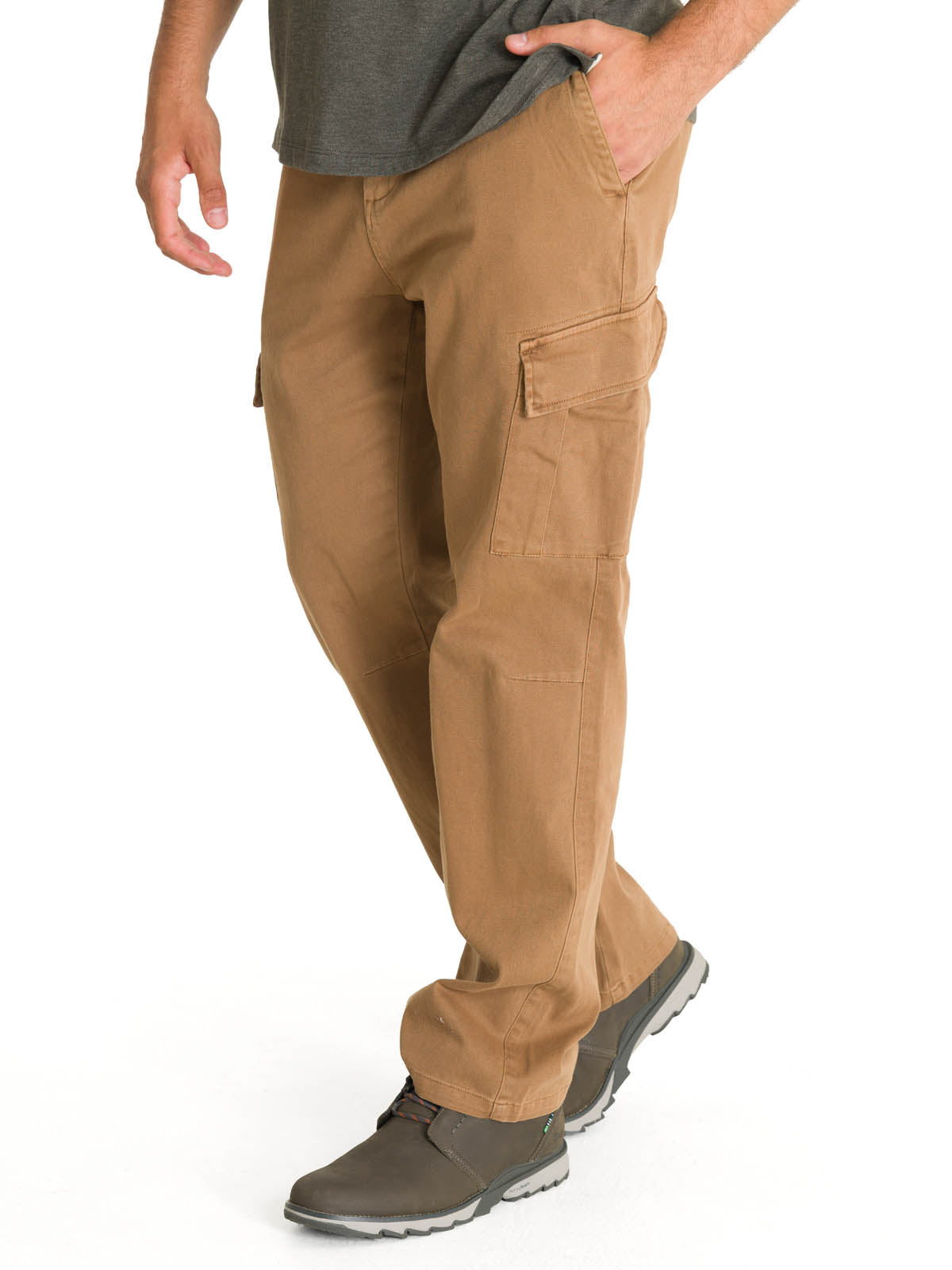 Pantalón Natural Flex Hombre Pipo Café Rockford
