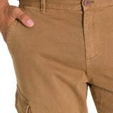Pantalón Natural Flex Hombre Pipo Café Rockford