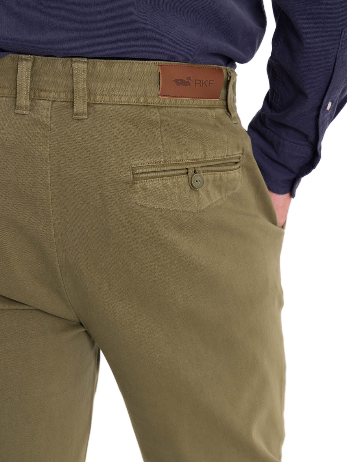 Pantalón Natural Flex Hombre Napoli Verde Rockford