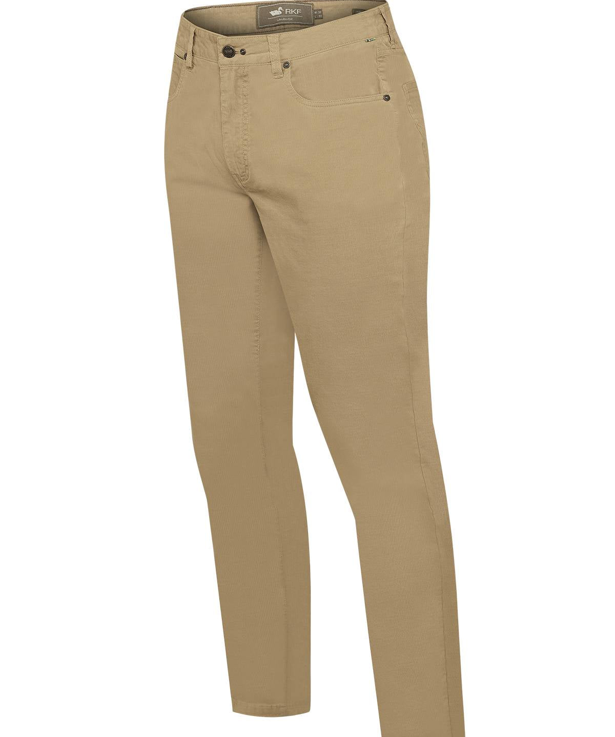 Pantalón Natural Flex Hombre Corduroy Café Rockford