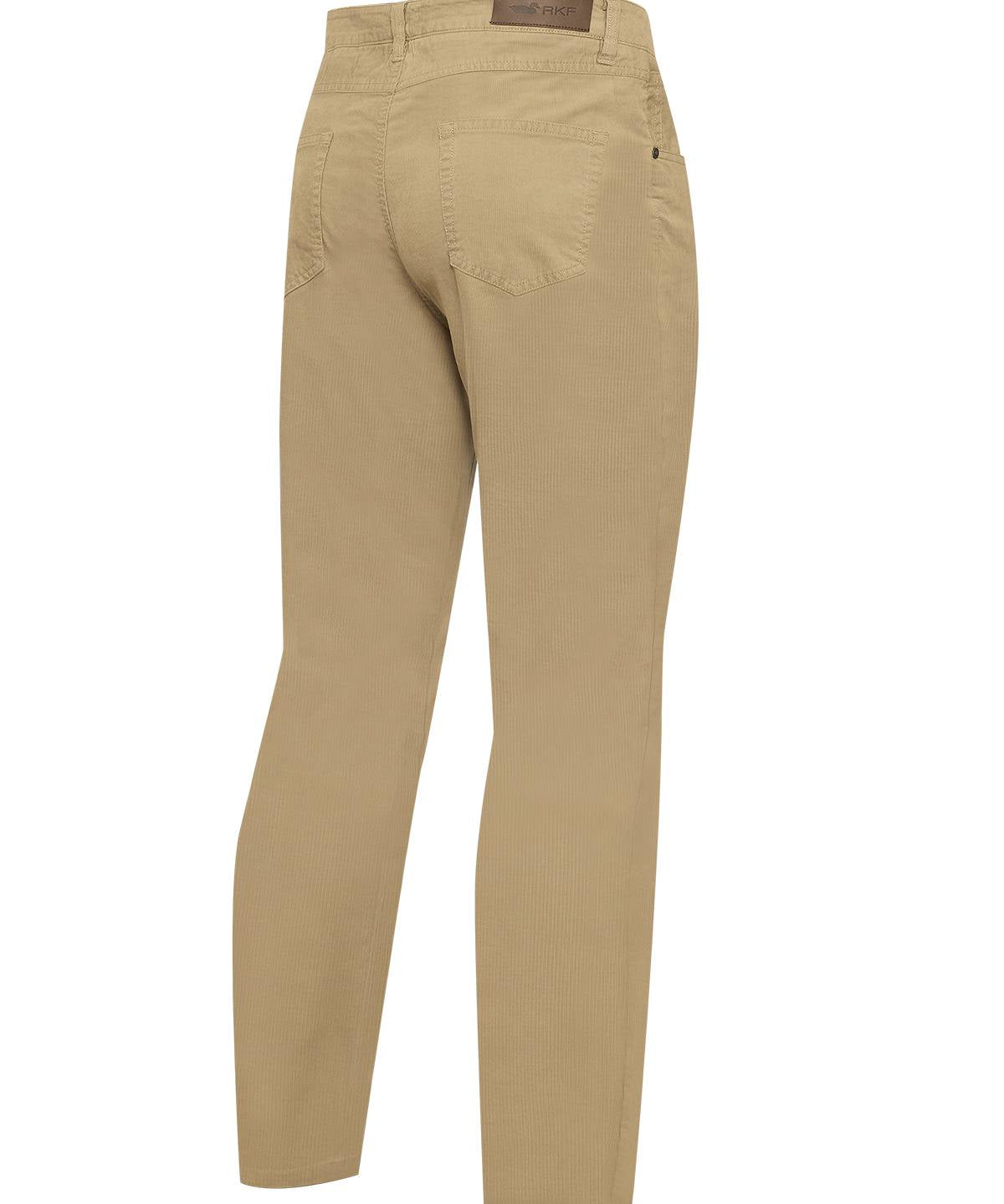 Pantalón Natural Flex Hombre Corduroy Café Rockford