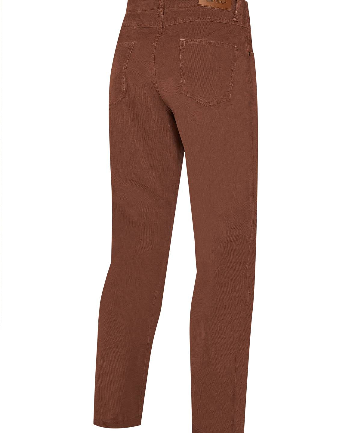 Pantalón Natural Flex Hombre Corduroy Rojo Rockford