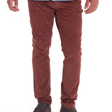 Pantalón Natural Flex Hombre Corduroy Rojo Rockford