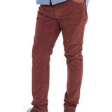 Pantalón Natural Flex Hombre Corduroy Rojo Rockford