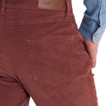 Pantalón Natural Flex Hombre Corduroy Rojo Rockford