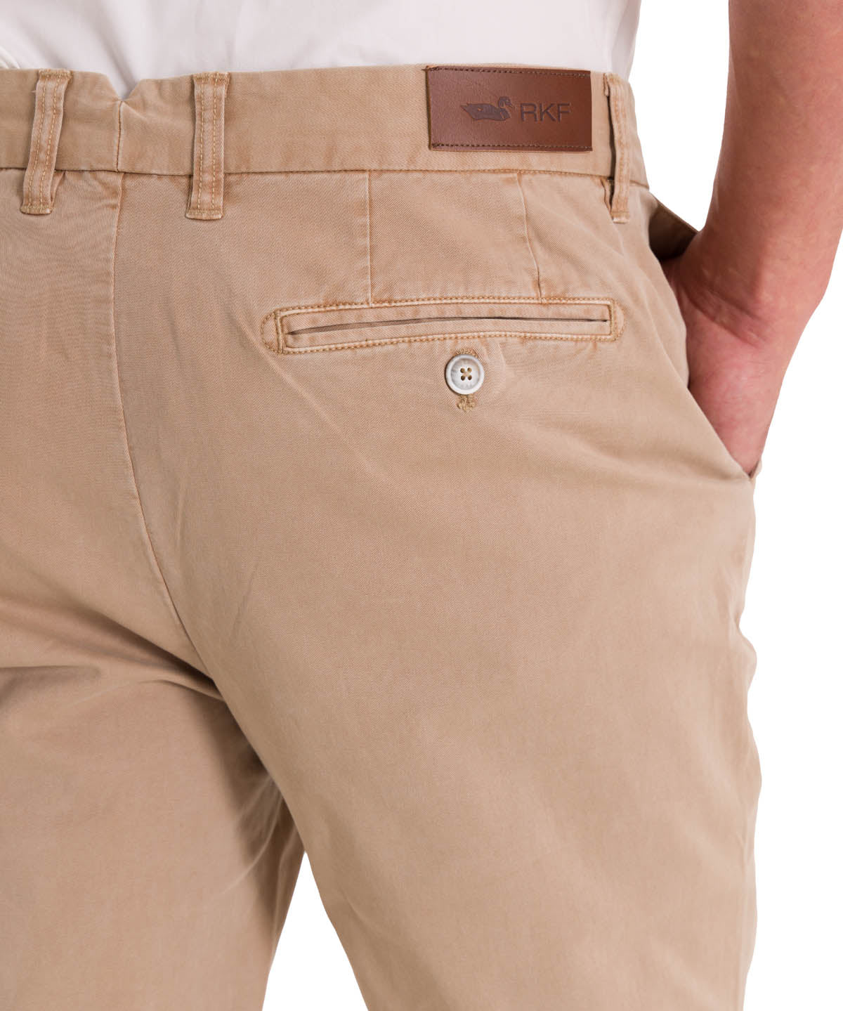 Pantalón Natural Flex Hombre Turin Beige Rockford