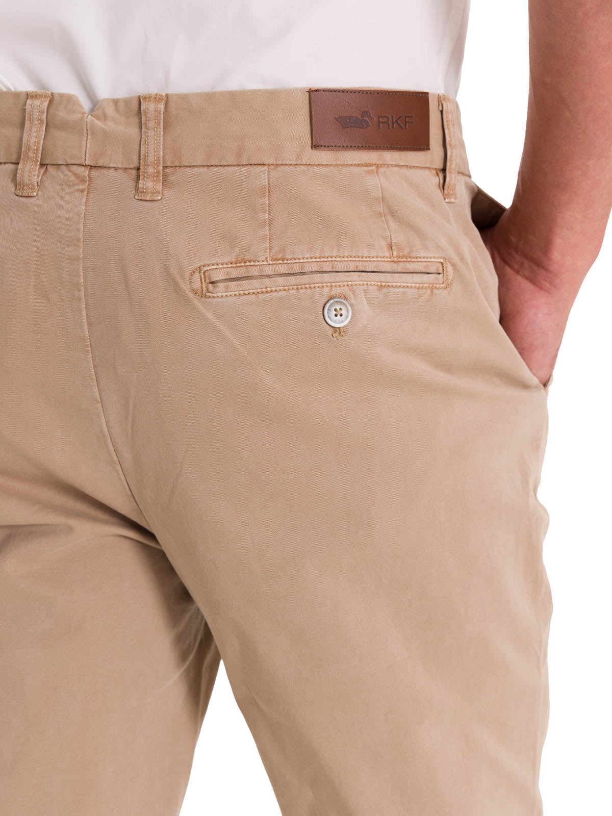 Pantalón Natural Flex Hombre Turin Beige Rockford