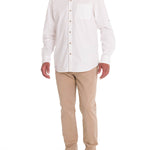 Pantalón Natural Flex Hombre Turin Beige Rockford