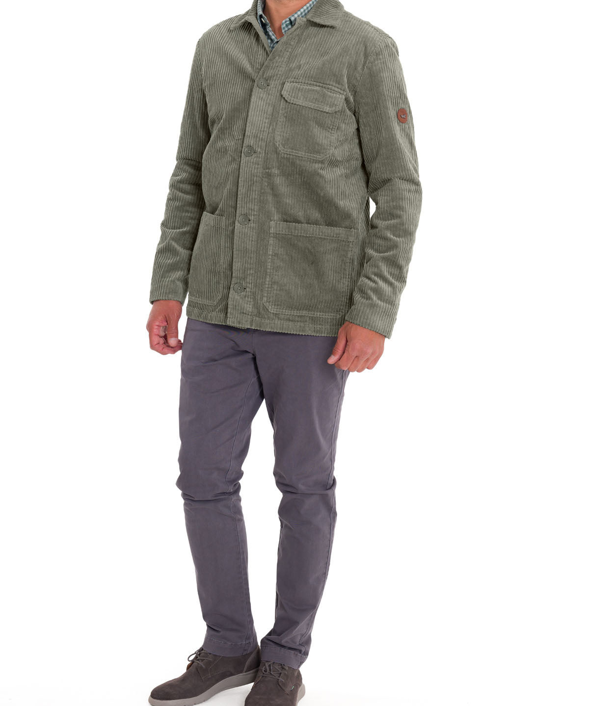 Overshirt Algodón Hombre Bellagio Verde Rockford