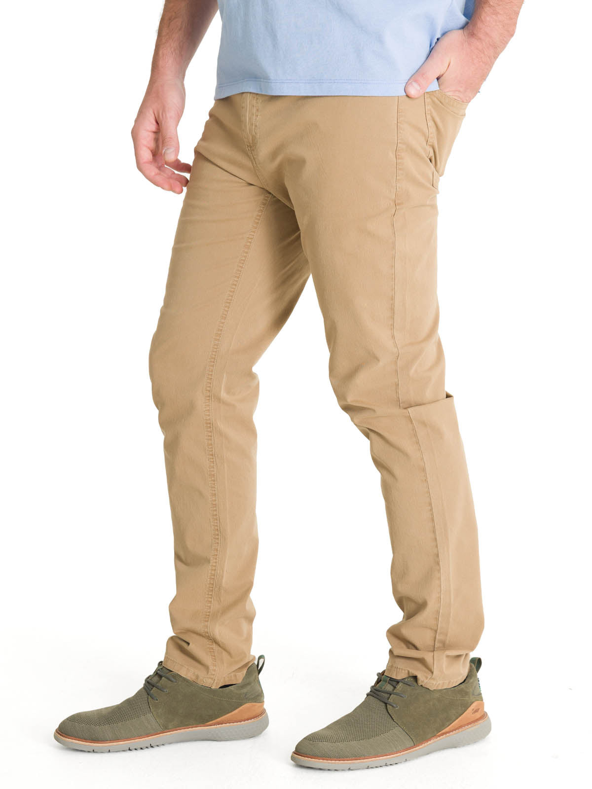 Pantalón Natural Flex Hombre Five Beige Rockford