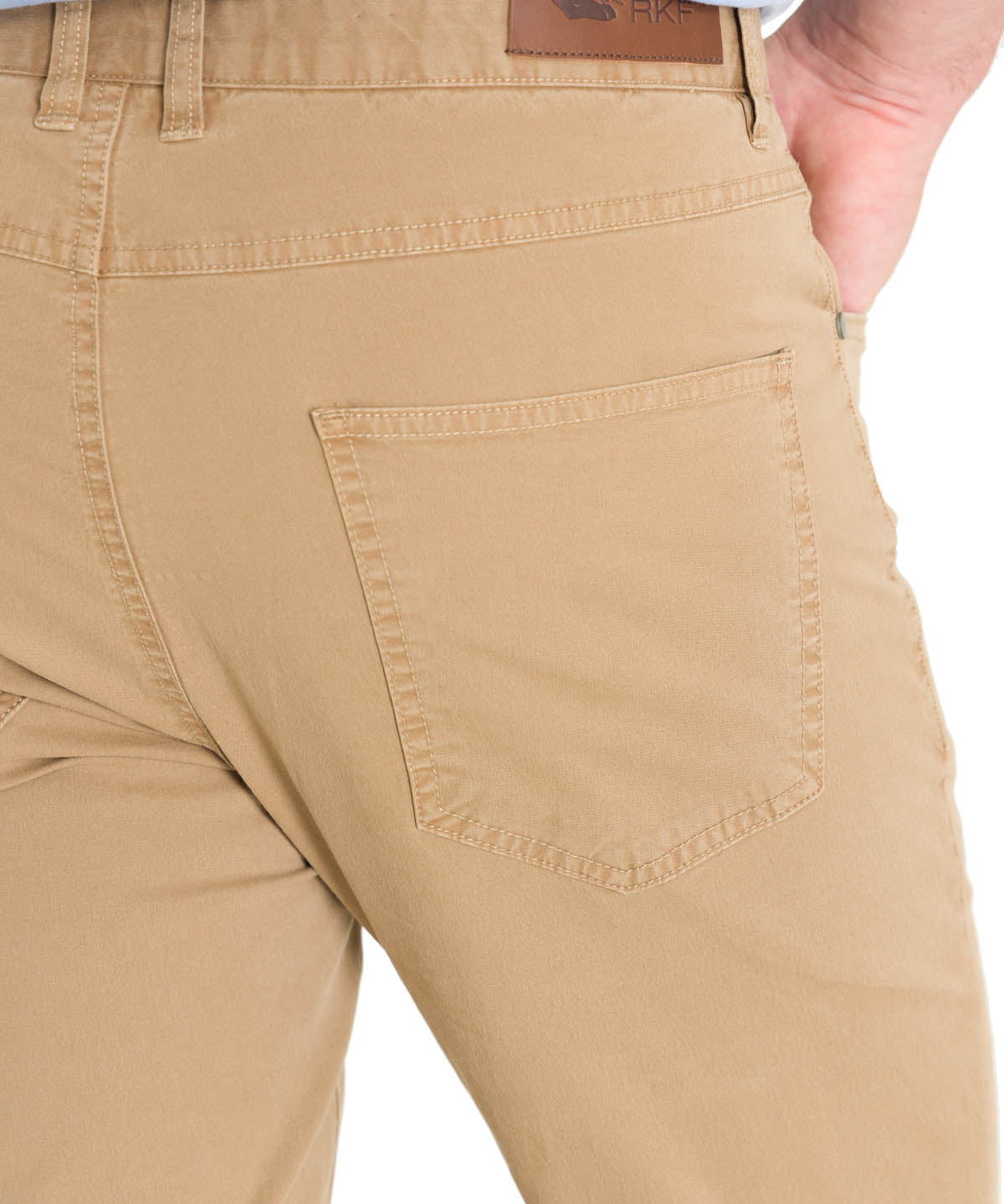 Pantalón Natural Flex Hombre Five Beige Rockford