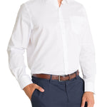 Camisa Cuello Italiano Hombre Easyitsolid Blanco Rockford