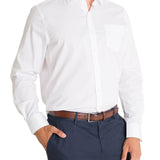 Camisa Cuello Italiano Hombre Easyitsolid Blanco Rockford