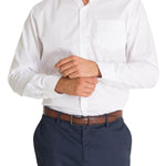 Camisa Cuello Italiano Hombre Easyitsolid Blanco Rockford
