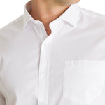 Camisa Cuello Italiano Hombre Easyitsolid Blanco Rockford