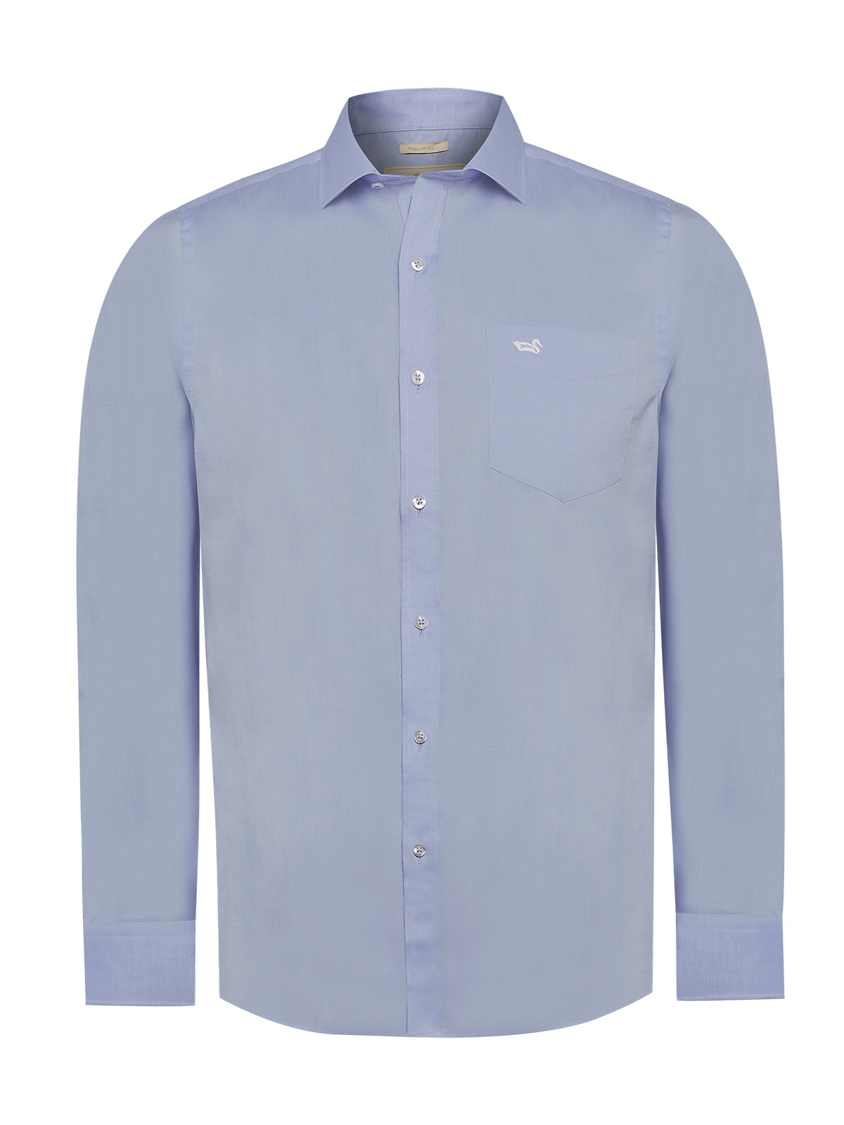 Camisa Cuello Italiano Hombre Easyitsolid Celeste Rockford