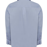 Camisa Cuello Italiano Hombre Easyitsolid Celeste Rockford