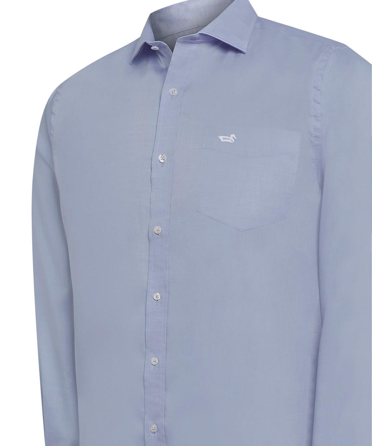 Camisa Cuello Italiano Hombre Easyitsolid Celeste Rockford