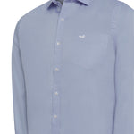 Camisa Cuello Italiano Hombre Easyitsolid Celeste Rockford