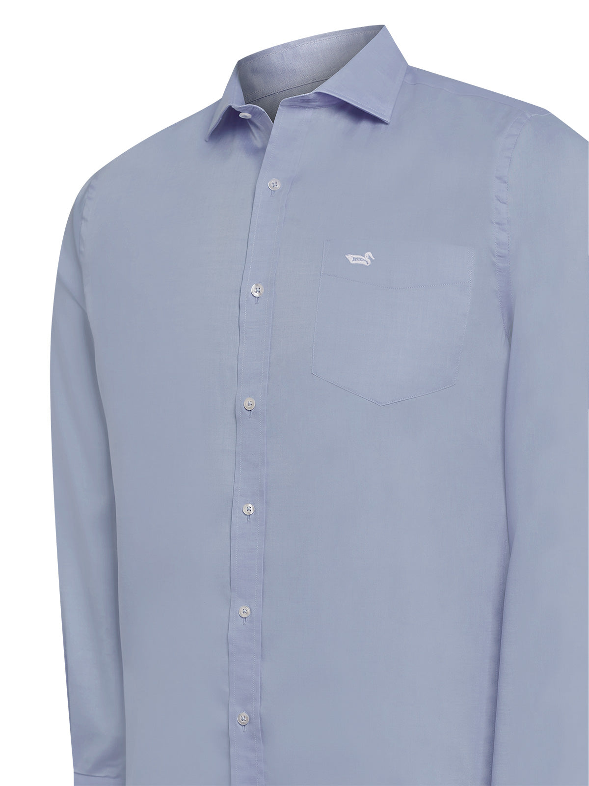Camisa Cuello Italiano Hombre Easyitsolid Celeste Rockford
