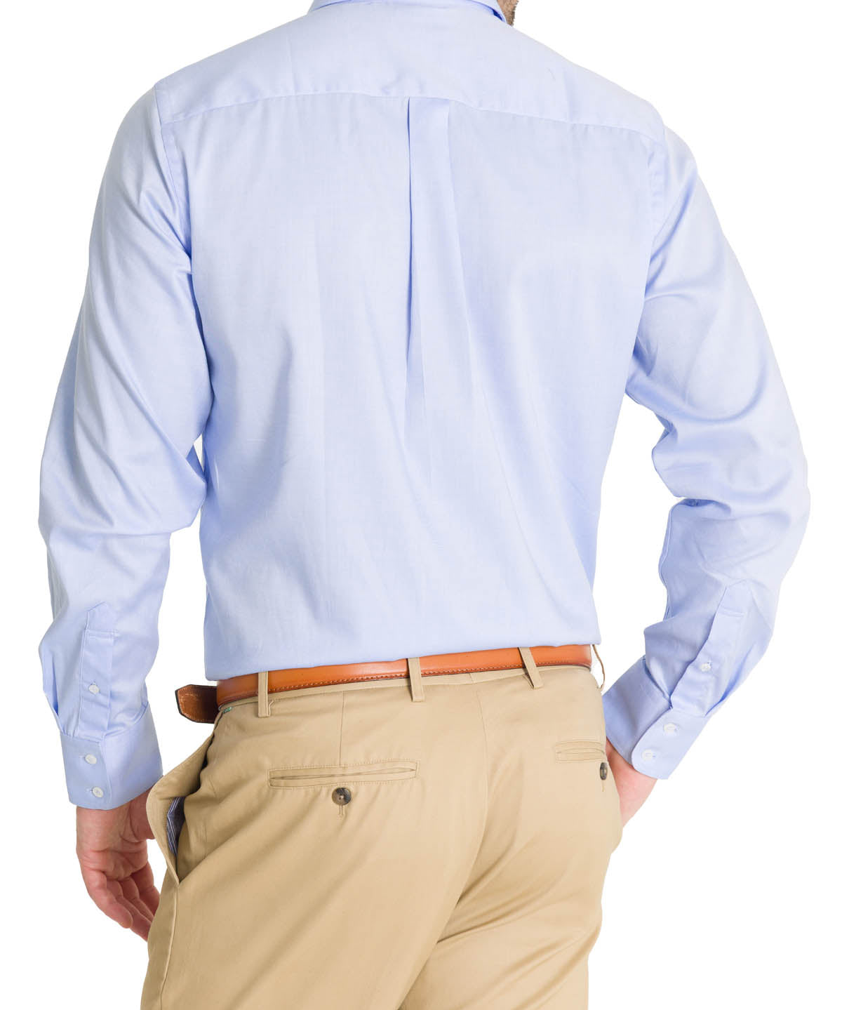 Camisa Cuello Italiano Hombre Easyitsolid Celeste Rockford