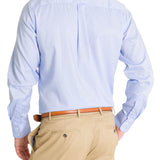 Camisa Cuello Italiano Hombre Easyitsolid Celeste Rockford